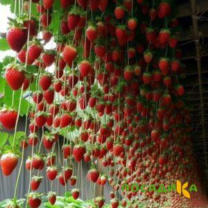 Клубника ампельная Анастасия купить по цене от 370р. в интернет-магазине «Посадика» с доставкой почтой в в Зуевкае и по всей России – [изображение №1].